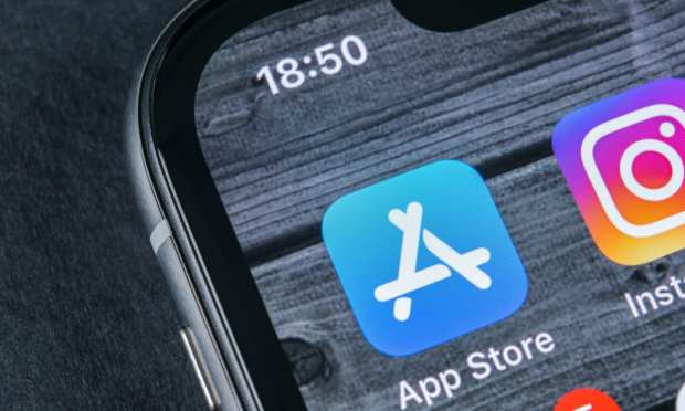 App Store on smartphone