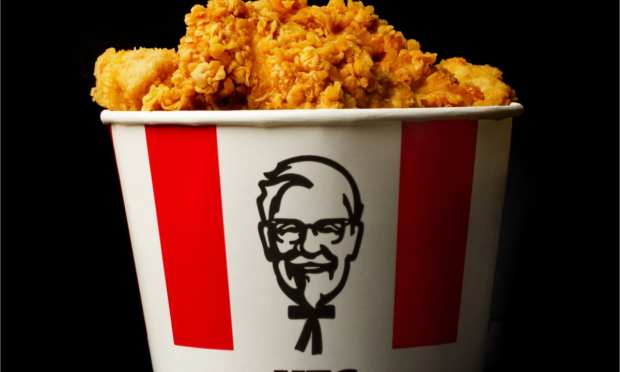 KFC bucket of chicken