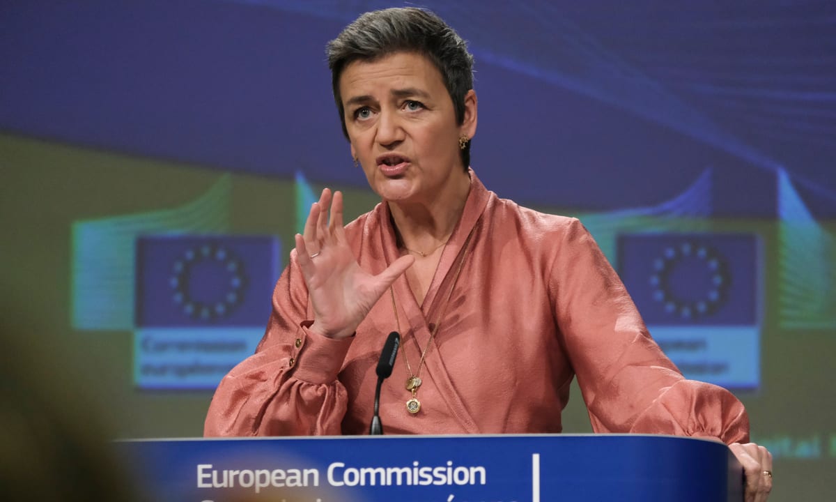 EU’s Vestager Looks To Curb Power Of Fast-Growing Tech Platforms
