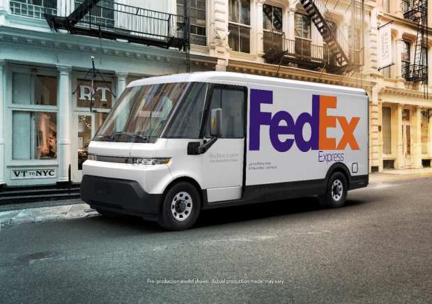 FedEx GM electric truck
