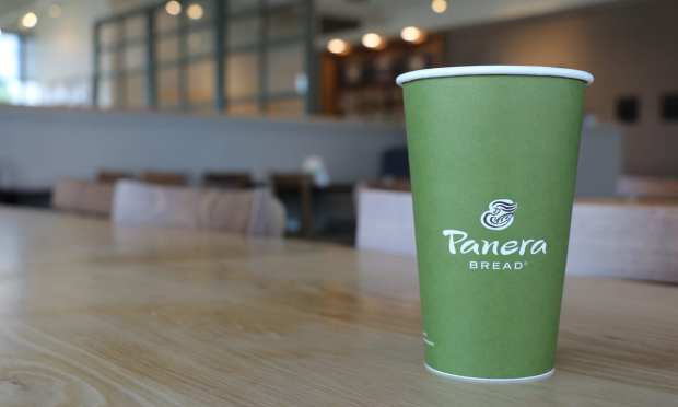 Panera Bread coffee cup