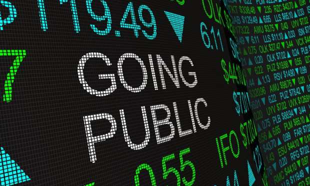 going public stock market
