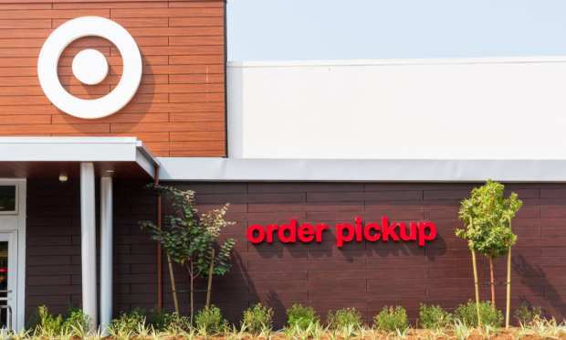 Target order pickup area
