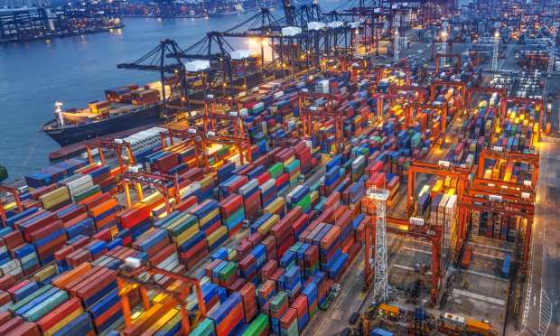 Container Ships Still Stranded Off West Coast