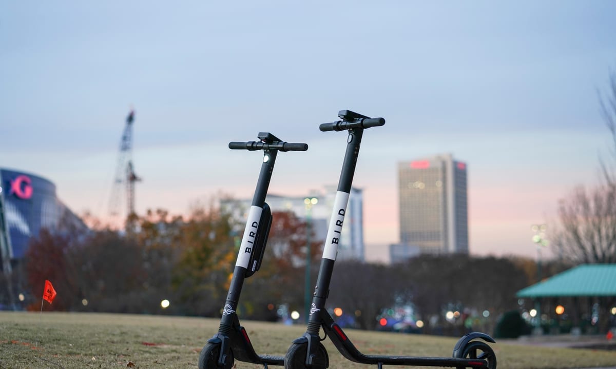 Vehicle Sharing Startup Bird Plans Public Offering With SPAC Merger