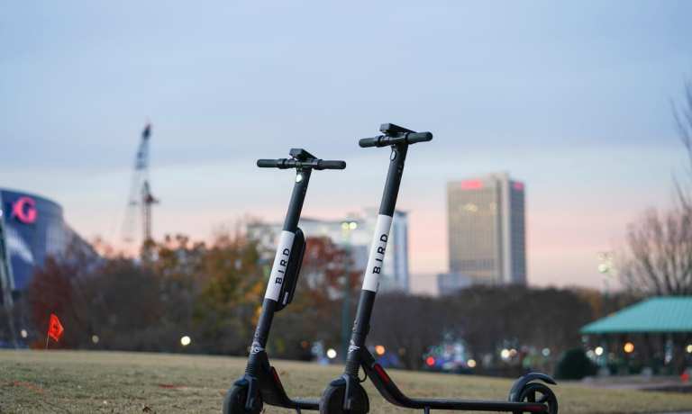 Bird scooters