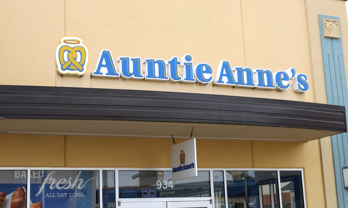 Auntie Anne’s Pivots To Drive-Thrus Vs. Malls For Its Pretzels