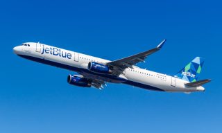 JetBlue Marks First Transatlantic Flight