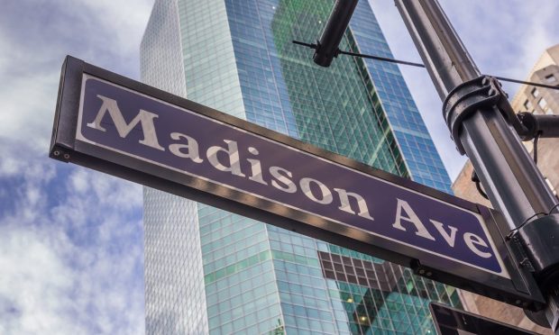 Madison Avenue sign NYC