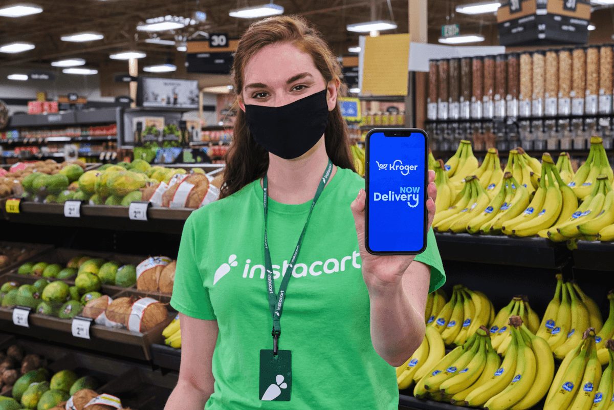 Kroger Launches Virtual Store With Instacart For 30-Minute Grocery Delivery