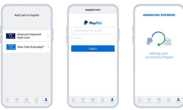 Amex Add Card to PayPal