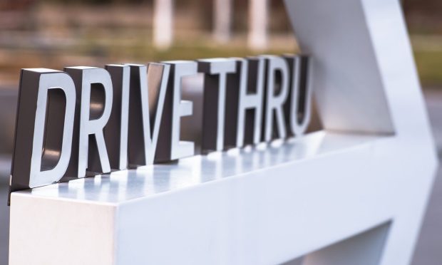 drive-thru sign