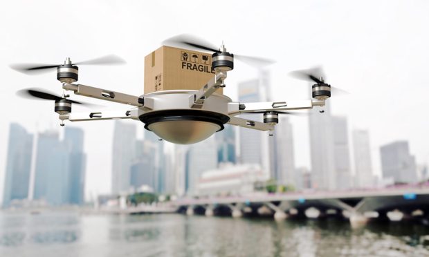 Drone Delivery Expands as Robots, Humans Race to Meet Consumers’ On-Demand Food Needs