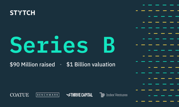 Authentication Firm Stytch Raises $90M in Series B Funding at $1B Valuation