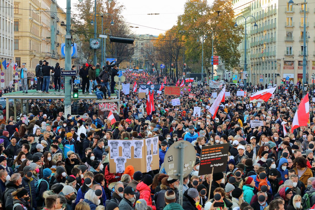 Protests Heat up Across Europe Over Renewed COVID Restrictions