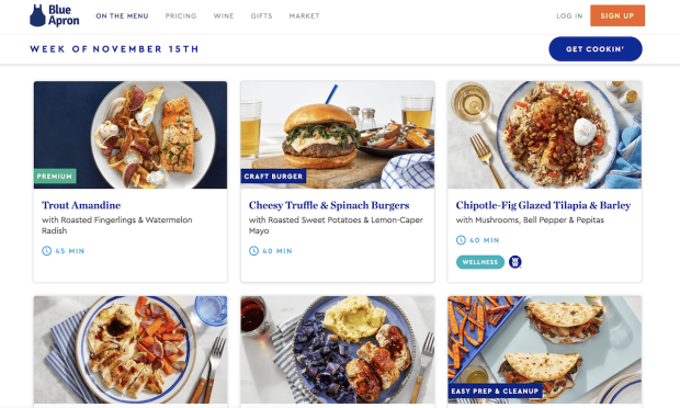 Blue Apron’s Q3 Loss Widens as Consumers Seek Faster Dining Options