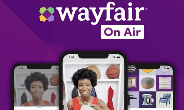 Wayfair Debuts In-App Video Commerce Offering