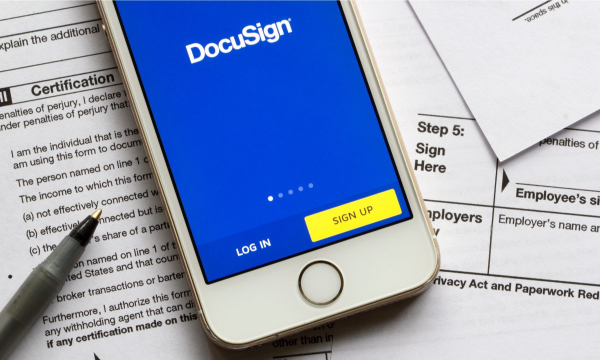 As DocuSign Falls 40%, Reports of the Death of Digital Documents Are Greatly Exaggerated