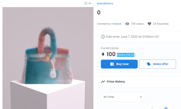 IP-Stealing Artist Gets Burned by His Own Game as Cyber-Sleuths Pirate ‘MetaBirkin’ NFTs