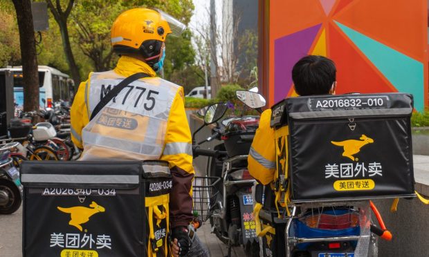 China, ride-hailing, delivery, unions