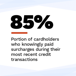 Credit Card Surcharges: How Cardholders React To Extra Costs - February 2022 - Explore how credit card surcharges impact consumer payment habits and satisfaction