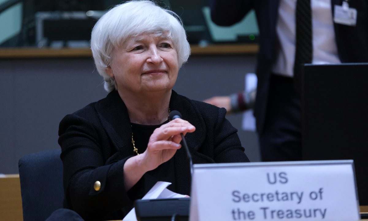 Yellen Expects Inflation Through 2022, Economic Slowdown