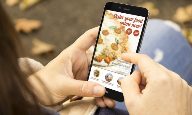 smartphone food order