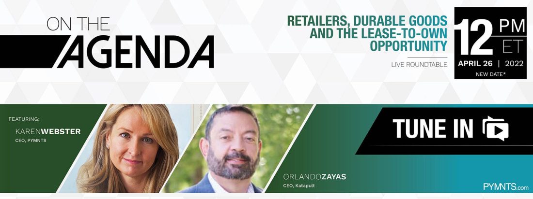 On the Agenda: Retailers, Durable Goods and the Lease-to-Own Opportunity