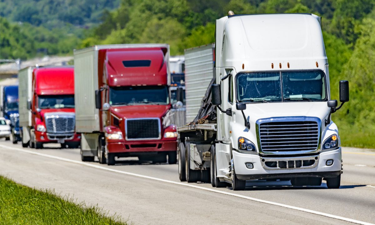 Domestic Demand for Trucking Begins to Slip