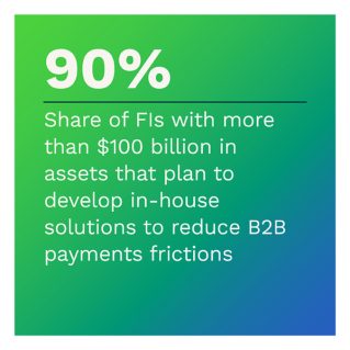 FIS - Meeting The Challenge Of Payments Modernization: How Organizational Size Influences Innovation - May 2022 - Discover how FIs of all sizes are overcoming B2B payment modernization challenges