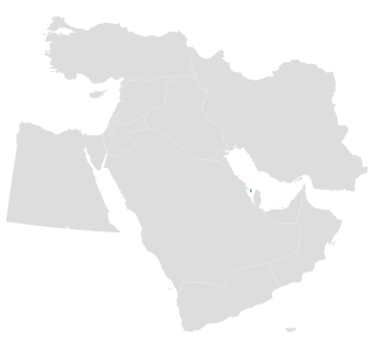 Bahrain Map Image