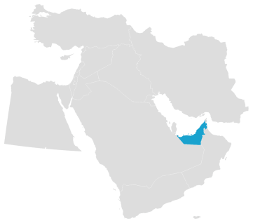 UAE Map Image