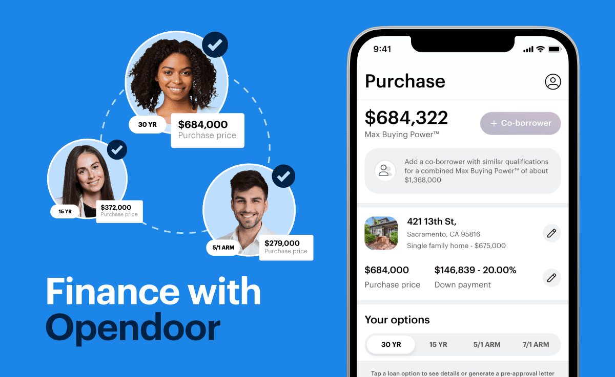 Real Estate Platform Opendoor Launches Mortgage Finance App