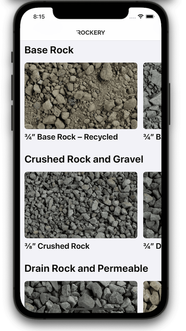 Rockery app