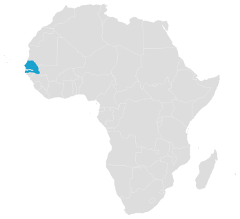 Senegal Map Image