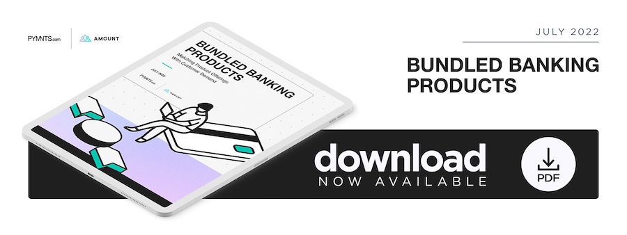 Download Amount Bundled Banking Products report