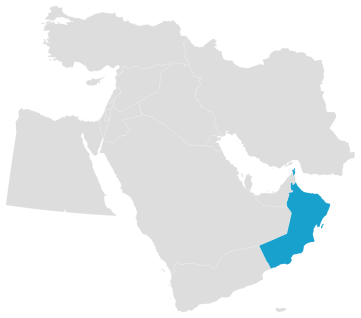 Oman Map Image