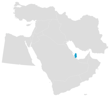 Qatar Map Image
