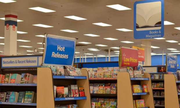 Walmart book department