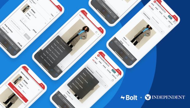 The Independent Taps Bolt for Editorial eCommerce Payments