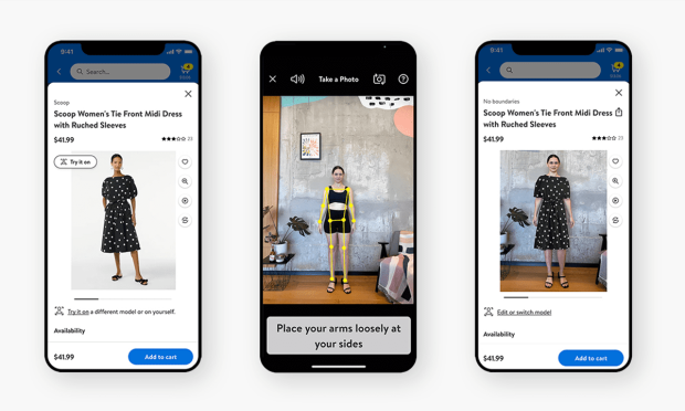 Walmart Upgrades Virtual Try-on Experience as Retail Fitting Tech Scales