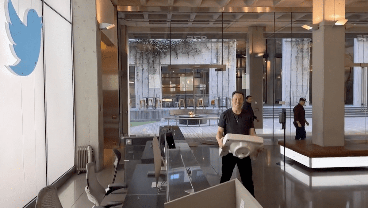 Musk Walks Into Twitter With Crypto Following