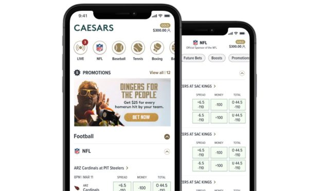Caesars Sportsbook Adds Instant Payouts as Online Gaming Apps Seek Competitive Advantage