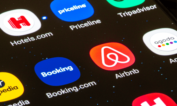 Airbnb and Booking.com Lock Horns for Top Spot in Travel Apps