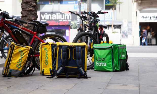 Barcelona delivery bikes