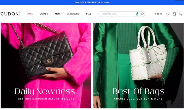 Luxury Reseller Cudoni Adds eBay, Others With $9M Fundraise