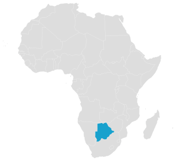 Botswana Map Image