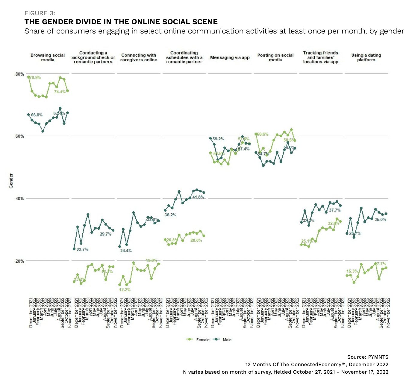 online social gender divide