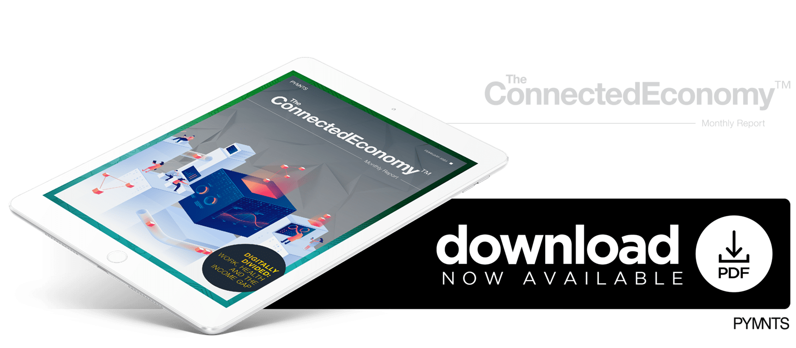PYMNTS - The ConnectedEconomy™ Monthly Report: : Digitally Divided — Work, Health and the Income Gap - February 2023 - Explore how the digital engagement and behaviors of the United States' highest-and lowest-paid consumers continues to diverge and what that means for the future of the ConnectedEconomy™