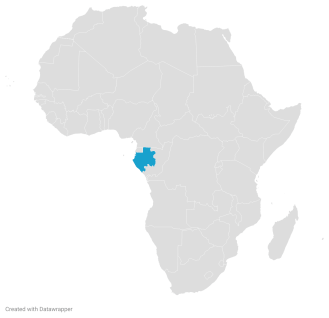 Gabon Map Image